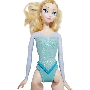 Disney Frozen Elsa Doll Mattel 2013 Blue Eyes Blonde Hair Polly‎ Pocket Magiclip